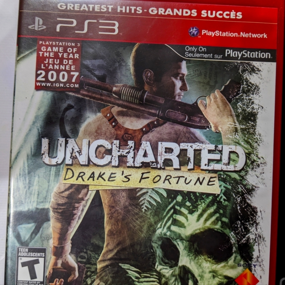 Uncharted PS3 CIB 3 Games Bundle